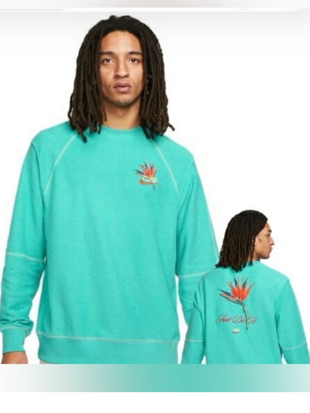 Limited drop Nike Sportswear French Terry bird of paradise- medium